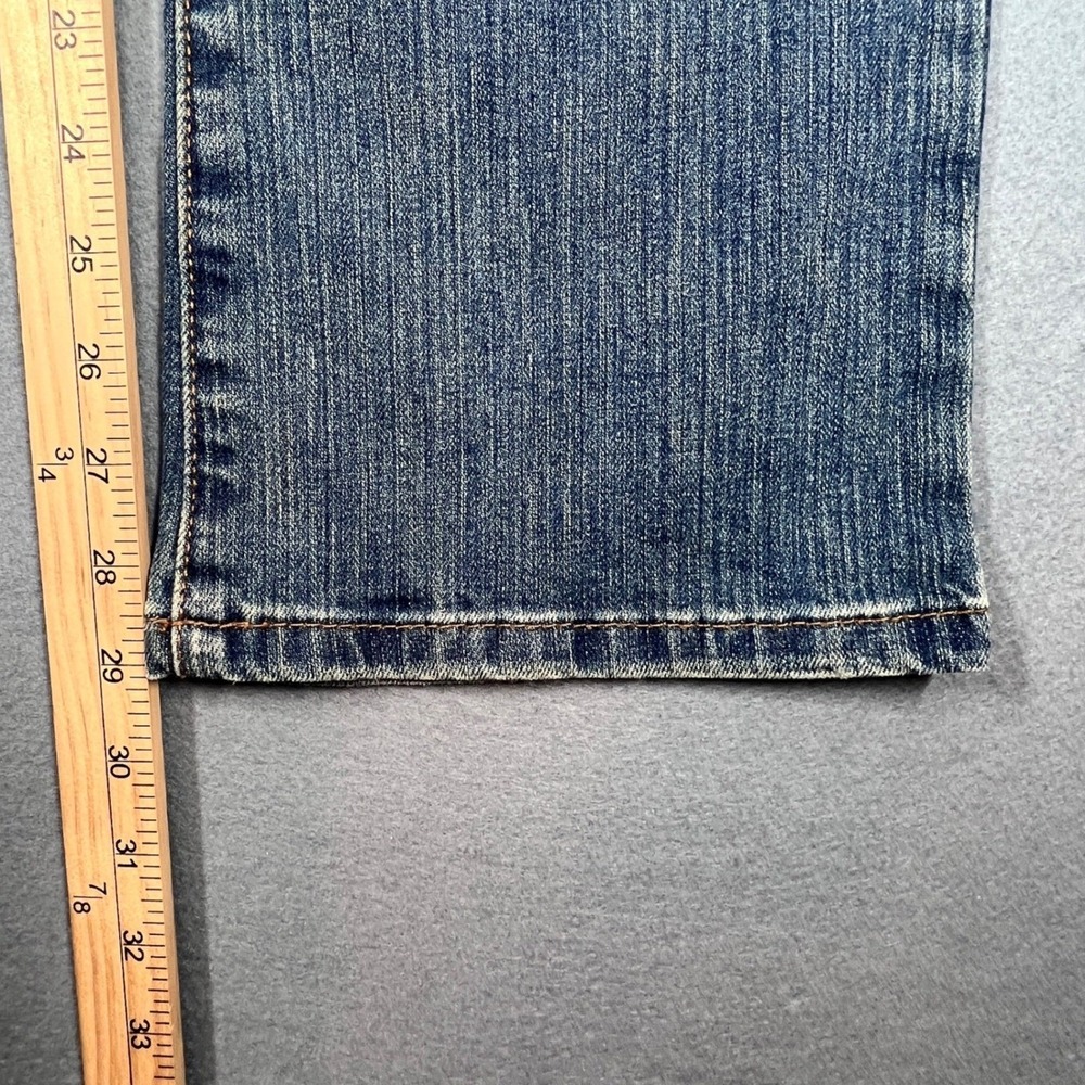 Calvin Klein Blue Low Rise Bootcut Stretch Jeans Womens 8 - Picture 4 of 9